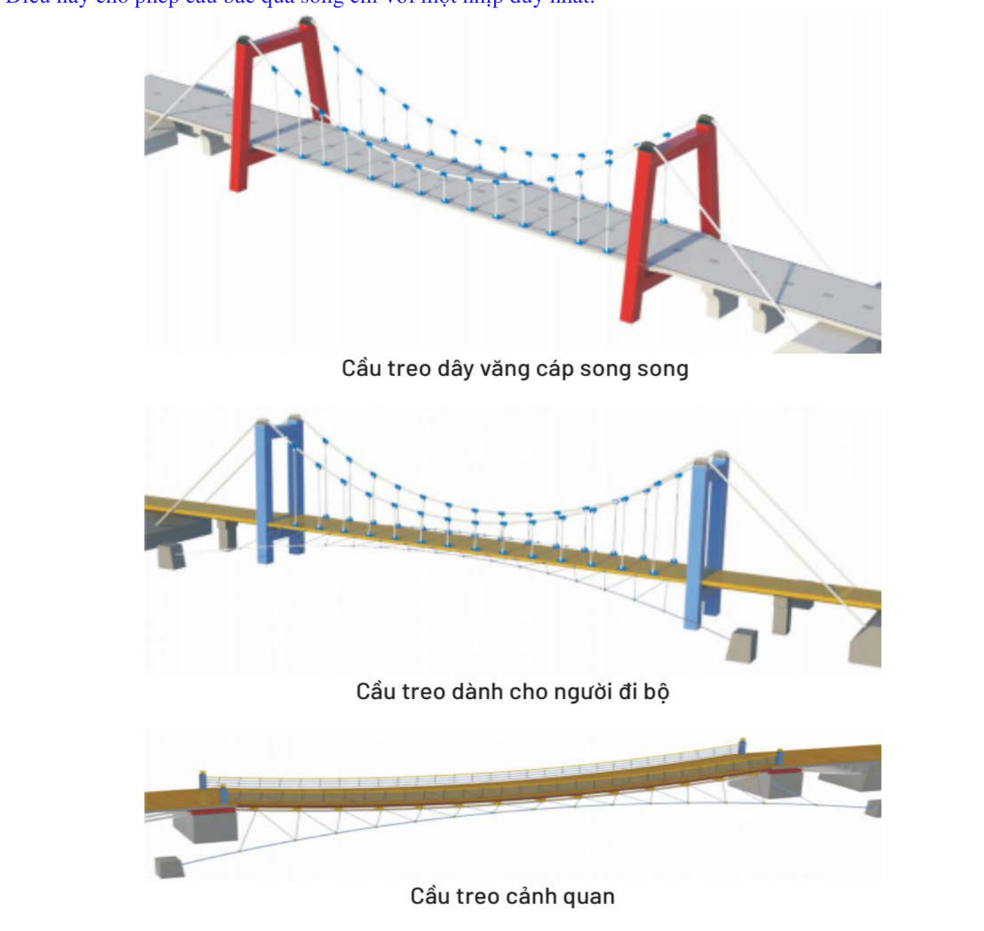 Hệ thống cầu treo (Suspension Bridge System)